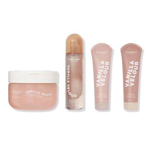 Ulta Beauty Collection Body Care Set, Ultra Nourishing Body Lotion (8 Oz) + Hair & Body Mist (6.7 Oz) + Exfoliating Sugar Scrub (9 Oz) + Foaming Gel Body Wash (10 Oz) For Head To Toe Scented Routine