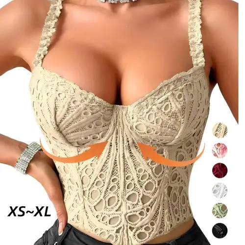 Women's Sexy Lace Body Shaping Top, Waist Shapewear with Adjustable Back Straps, Backless Tummy Control, Abdominal Control Shapewear, Party Date Essentials, XS-XL, Body Shaper Girdle, Abdomen Shapewear