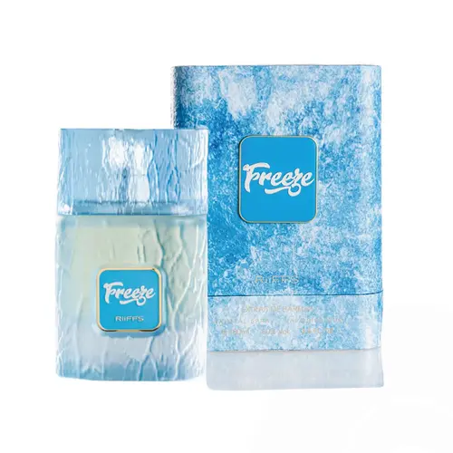 Riiffs Freeze Extrait De Parfum EDP - Unisex Bright Citrus Fragrances, Ice Lemon & Ginger Tea Warmth, Fresh Vibe, 3.4 fl oz (3 to 3.9 fl oz Range) Single Item EDP Liquid Perfumes, Contains Neither Unnecessary Synthetic Fillers
