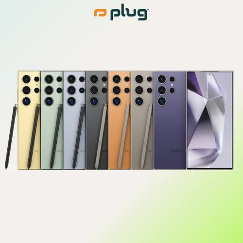 Refurbished Samsung Galaxy S24 Ultra (Unlocked) - Acceptable Condition with 1-Year Warranty by Plug