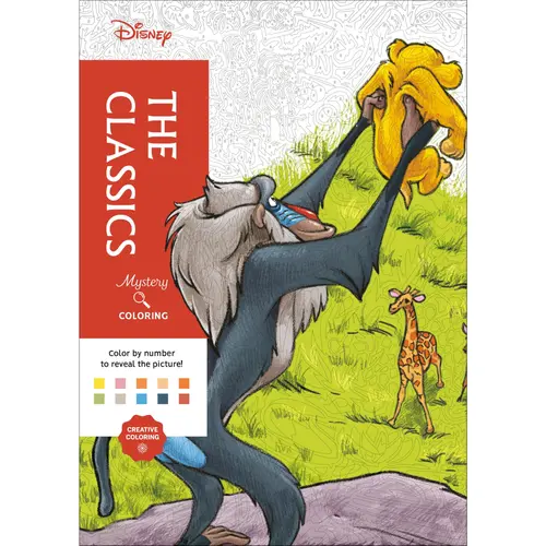 Disney Mystery Coloring: The Classics: A Color by Number Book -- Disney - Paperback