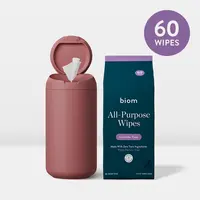 Biom Wipes Dispenser + 60ct All Purpose Wipes