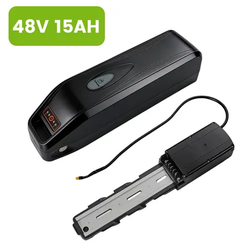 【HiEHA】 Ebike Battery 48V 15Ah Electric Bike External Battery Pack with Base, Removable EBike Lithium Battery for 1500W Peak Power Motor,camping essentials tiktokshopbacktoschool