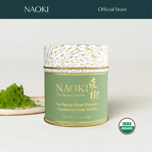 Naoki Matcha Organic Ceremonial First Spring Blend – Authentic Japanese First Harvest Ceremonial Grade Matcha Green Tea Powder from Kagoshima, Japan