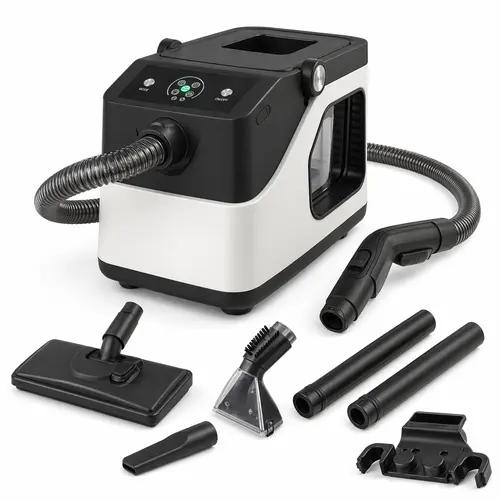 RL258Z 5-in-1 Wet & Dry Steam Vacuum Cleaner – Hot & Cold Water Cleaning, Steam & Sterilization, Self-Cleaning, HEPA Filter, 6 Gallon Capacity, Multipurpose Home & Office Floor Cleaner