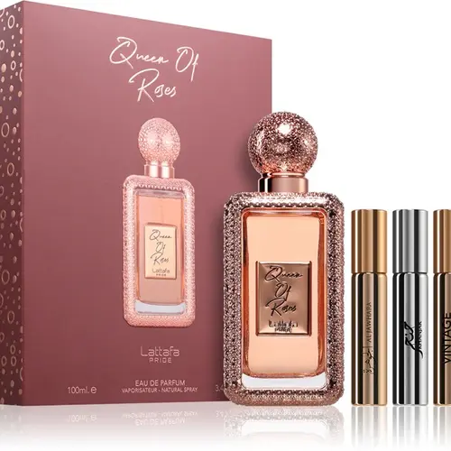 Lattafa Pride Queen of Roses Eau de Parfum (EDP) - 3.4oz(100ml) Single Item, Women's Floral Fragrances, Long Lasting Perfume, Mother's Day Gift, Rose, Perfumes For Women