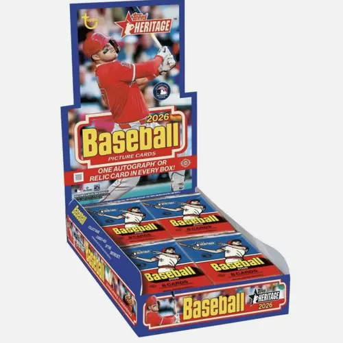 2026 Topps Heritage Baseball Hobby Box