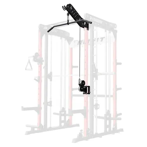 RITFIT LDM1 Lat Pulldown Attachment for M1 Pro Series, Heavy-Duty Carbon Steel Home Gym Add-On, Strength Workout Equipment with 7.94 lb Capacity, Smoother Reps, Full Range of Motion, Space-Smart Integrated Storage, Fast 10-Min Setup for Stable Back Gains