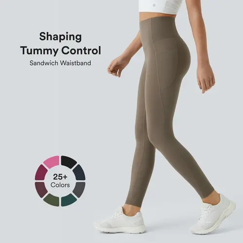 Halara UltraSculpt™ High Waisted Tummy Control Pocket Shaping Training Leggings