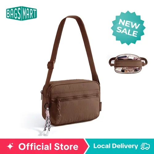 【NEW IN】BAGSMART Cross Body Purse Mini Crossbody Bags for Women Travel Purse Puffy Shoulder Handbag Wallet tiktokshopsummersale