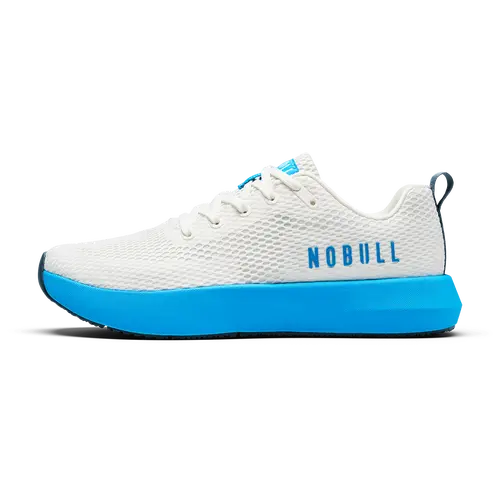 NOBULL Men's Drive 2 in Classic White Urban Blue