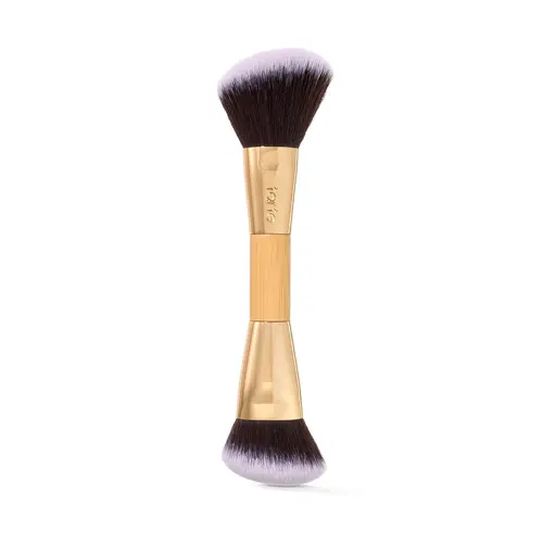tarte double-ended cream & powder bronzer brush