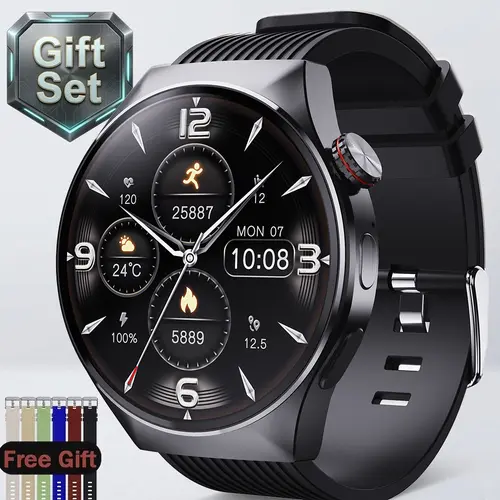 2026 Fashion Touch Screen Smart Watch for Men Women, Multifunctional Smartwatch with Call Function, Fall Activity Tracker, 100+ Sports Modes DIY Watch Dials, Messages Reminder, Fitness Trackers for iPhone/Andriod, Fathers Day Gift for Husband