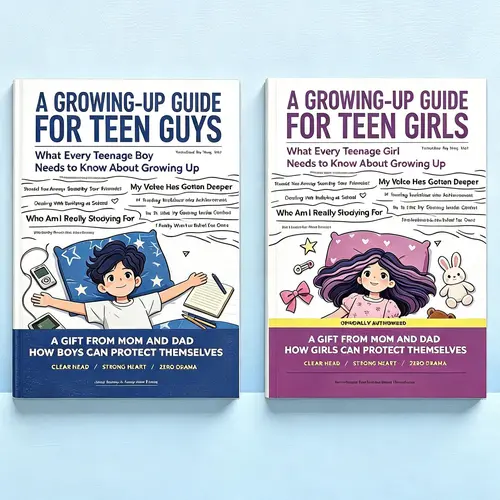 Bedside Books for Teen Boys and Girls | A Guide to Emotional Growth, Mental Wellness, and Healthy Puberty Development | A Must-Read for Growing Up