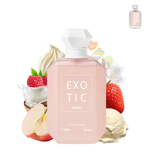 [BOGO] YUMMY | Gourmand Floral Sweet | EDP Luxury Perfume 100ml | Pink Marshmallow,Strawberry,Whipped Vanilla & Pink Musk | Date Night,Party,Weekend Outing long lasting perfume Eau De Parfum Cosmetic Scented