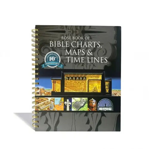 Biblical Timeline Made Easy: Rose Bible 10th Anniversary Edition, Bible Charts, Maps & Timelines, Beginner's Bible Study Guide and Workbook, Christian Learning Resource, Father's Day Gift, Christian Gift for Men and Women