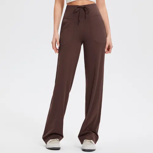 Women's High-Waist Compression Shaping Leggings - Buttery Soft Elastic Polyamide Blend Airfree Sports Bottoms with Pockets, All-Seasons Athleisure Wear, Sporty Chic Gym Fitness Outfits (30" & 32.5" Inseams), Back to School Haul, Body Goals