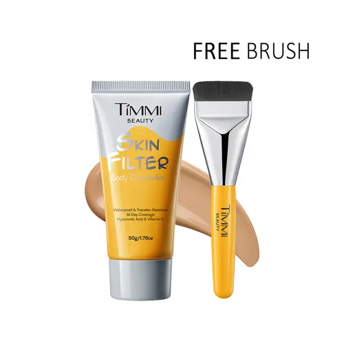 Skin Filter Body Concealer, Waterproof & Transfer-Resistant, All Day Coverage, Hyaluronic Acid & Vitamin E, Flawless Makeup for Scars, Spots, Veins,50g