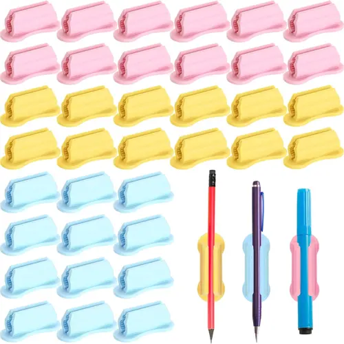 24/48 Pack Pencil Holders Adhesive Pencil Holders for Desk Upgraded Silicone Pencil Marker Holders for Clipboard Wall Classroom School Office Desk Accessories Teacher School Supplies,back to school haul,college school supplies,back to school shopping