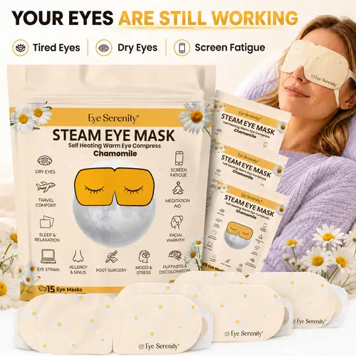 Eye Serenity Steam Eye Mask for Relaxation – Chamomile