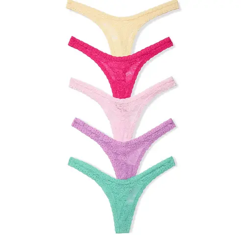 5-Pack PINK Wink™ Micro Thong Panties