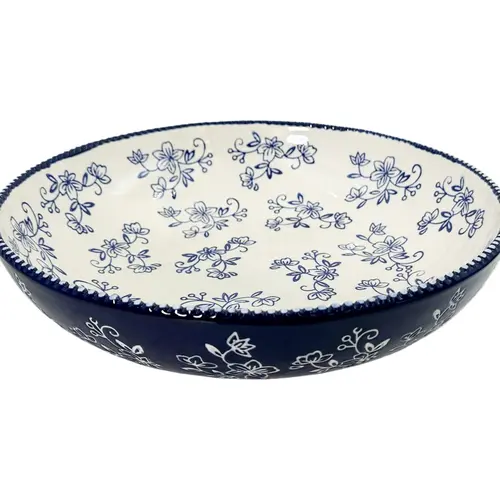 Temp-tations 4-qt Shallow Serving Bowl
