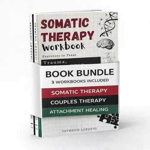 Somatic Therapy, Couples Therapy & Anxious Attachment Psychology Book for Mental Health Gifts, Featuring 4-Stage Body Scale Insights, HRVB Resilience & Polyvagal Guided Practices, Booktok, Stress Relief, Integrative Approach