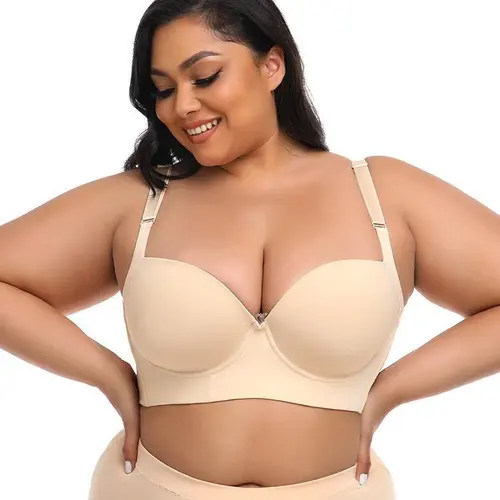 【HOT】-Plus size woman's bra, comfortable, slimming and anti-sagging