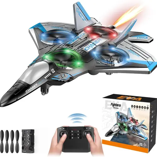 RC Planes Remote Control Airplanes for Kids, Foam Remote Control Planes for Kids Adults Beginners, Remote Control Helicopter Fighter Jet Drones for Kids Adults, 360° Flip Easy to Fly,back to school