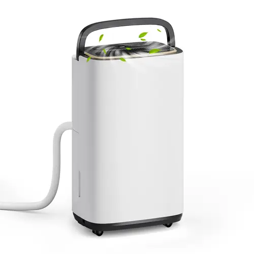 TEHANLD Energy Efficient Quiet Dehumidifier for Home (5000 Sq.Ft), 52PT/24H Compressor Unit with Drain Hose, Dampness & Humidity Problems Solution, Dehu/Dry/Air Modes, Humidity Display, Timer, Child Lock (Ideal for Basement), Dehumidifiers For Home, Energ