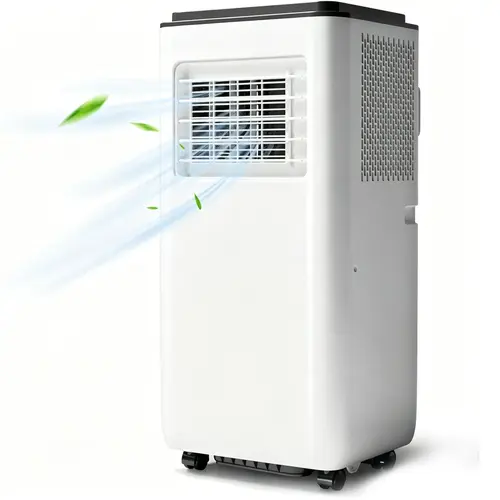 Garvee 8000 Btus Portable Air Conditioner, 3 in-1 Standing Air Conditioner with Air Cool & Dehumidifier & Fan Modes, Floor AC Unit or Room Up to 300 Sq. Ft, Portable AC with Remote Control