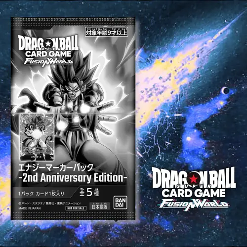 Dragon Ball TCG Fusion World -  2ND ANNIVERSARY EDITION Promotion Pack (1 Card per pack)