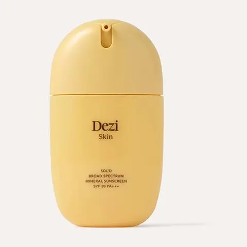 Dezi Skin SOL'D Broad Spectrum Mineral Face Sunscreen SPF 30 PA+++, Lightweight Adult Formula with Hydration to Even Tone, Boost Radiance & Achieve Natural Look, Sunscreen For Face