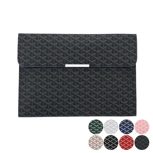 16 Inch Laptop Sleeve Padfolio Document Organizer for Laptop MacBook Notebook iPad, Magnetic Closure Slim Scratch-Resistant Portfolio Case for Office School Travel, Gift for Students & Professionals summerwins