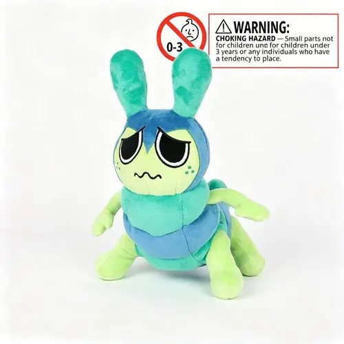 Squirm Plush Toy, Caterpillar, Unique Plush Gift Collection for Kids, Soft Stuffed Animal Toys, Cute Stuffed Animal, Perfect Present for Children, Stuffed Animal Gifts