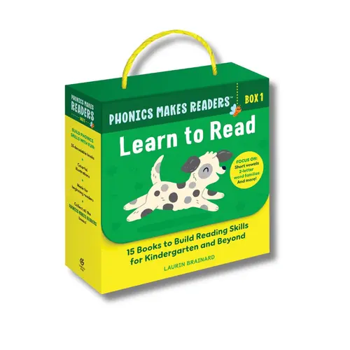 Phonics Makes Readers: Learn to Read Box 1– 15 Decodable Books to Learn to Read (Ages 3–6)