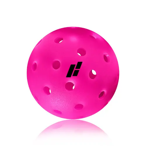 Unisex Seamless Polyurethane Pickle Ball - USAPA Approved, 40-Hole Outdoor Design, High-Visibility Pink, Wind Resistant, Defy the Elements, 5x Stronger Than Standard, Precision Balanced, Power-Ready, Industry-Leading Rotational Molding