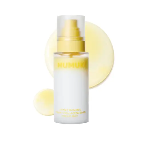 MUMUKI Honey Banana BDRN Cream Mist, Alcohol-Free Anti-Age Moisturizing Facial Spray with Retinol, Collagen, 10 HA Hydration for Dry Skin - Hydration Boost, Barrier Support, Dewy Plump Skin