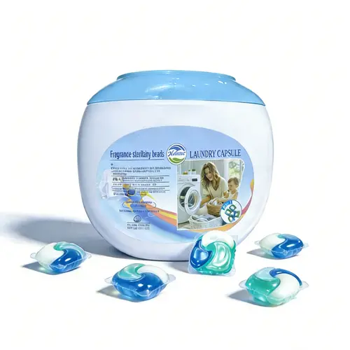 4-IN-1 Powerful Laundry Detergent Pods - 30 Pods per Tub, High Efficiency, Extra Deodorizer, Strong Stain Lift, Long-Lasting Fragrance, Portable, Water-Dissolvable, Universal Washer Use for Home & Travel