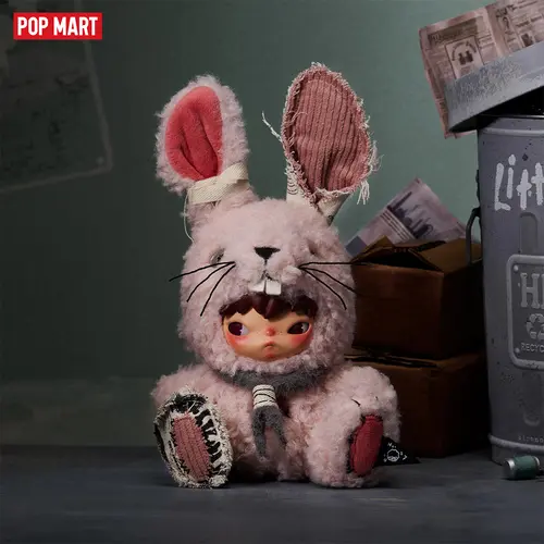 POP MART Hirono Little Hare Plush Doll Pendant,Surprise Gift,summerwins