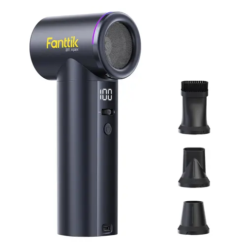 Fanttik B11 Apex Electric Air Duster, High-Performance Compressed Air Duster, 100 Gears Adjustable, One-tap Booster, 42.12Wh Rechargeable Battery, Electric Duster for PC, Workshop, Car Interior, SummerWins summerwins,back to school,back to school shopping