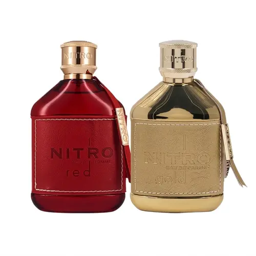 Dumont Nitro Red & Dumont Nitro Gold For Men 3.4 Oz Extrait De Parfum Spray