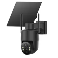 [SummerWins] Solar Powered 4G Security Camera, 4MP HD Color Night Vision, Built-in Cellular Card, No WiFi Outdoor Camera for Farm/Home with IP65 Waterproof, 4G LTE Data Service need activate Monitoring Memory summerwins