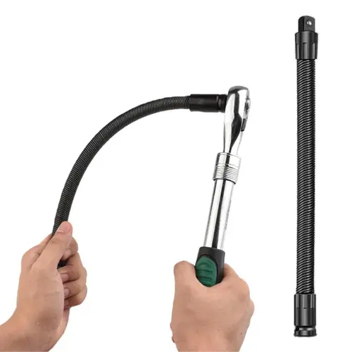 Flexible Shaft Extension Extender Torque Socket Ratchet Spanners Electric Wrench Connecting Rod Hand Tools