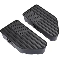 GJANSH Bed Rail Stake Pocket Covers for GMC Chevy Silverado Sierra 1500 2019-2024 2025 2026, GMC Sierra 2500 3500HD 2020-2024 2025 2026, Truck Caps Rear Holes Plugs Covers Black,summervibes