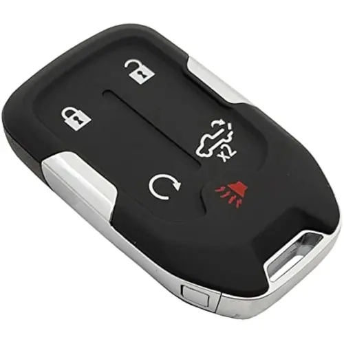 WOAOW Replacement Key Fob Cover Shell fit for Chevy Silverado GMC Sierra 1500 2500HD 3500HD 2019-2022 Keyless Entry Remote Control Key Fob Case