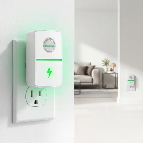 Plug-In Power Box with US Plug 2026 Updated Design, Compatible with 90–250V Input Range Multi Plug Outlet Multiple Sockets