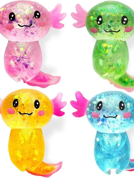 4-Pack Cute Squishy Series Stress Relief Toys Set, Soft Maltose Feeling Sensory Fidget Pack for Adults & Kids, Ultra Soft Slow Rising Balls, Anxiety Relief & Birthday Party Gifts, Squishy Fun Set