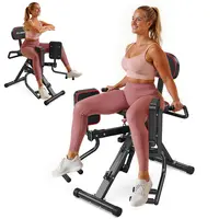 FLYBIRD Series HA1 Compact Glutes Exercise Machine - Home Gym Lower Body Hip Abductor & Adductor Workout Equipment, At Home Gym Trainer with 6 Adjustable Resistance Bands, Dual Foot Bar, Up to 108LBS Resistance