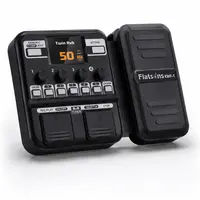 Flatsons-KMF-1 Portable Multi Effects Guitar Pedal with Loop & Drum Machine, 77 Effects Guitar Multi Effects Pedal with 50 Preset, 42 Drum Rhythm, 18 Amp/Cab, Upgraded Color Screen, Aux In